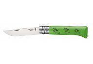 Нож Opinel Tradition TourDeFrance №08, нержавеющая сталь, зеленый, 001911