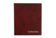 Альбом "Collection" для монет на кольцах, 230х270мм, формат оптима, без листов (искусственная кожа) 