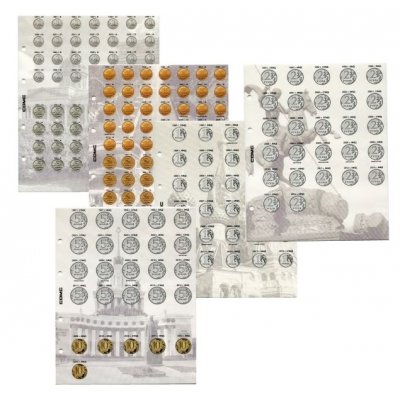Комплект разделителей для коллекции разменных монет России с 1997