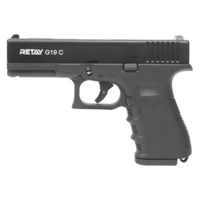 Охолощенный СХП пистолет Retay G19C (Glock), 9mm P.A.K